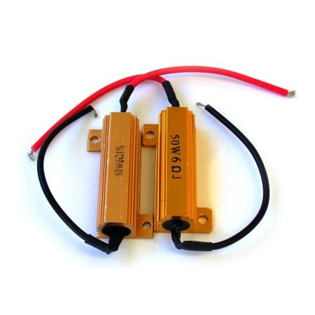 Carjamz Race Sport 6 Ohm 50W Load Resistors, Pair 6OHM50WATT